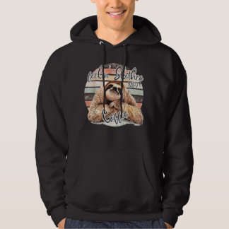 Känn Slothe, behöver en kaffefond Hoodie