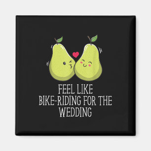 Känn som bike Riding för Bröllop Förlovning Magnet