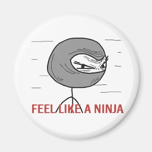 Känn som en Ninja Magnet (Framsidan)