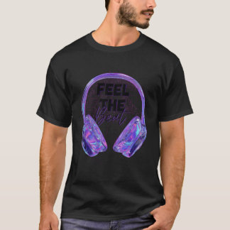 Känn takten Musicees för musik Kärlek pojke T Shirt