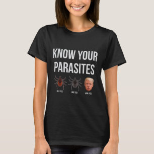Känn till att din parasites dumpar president Trump T Shirt