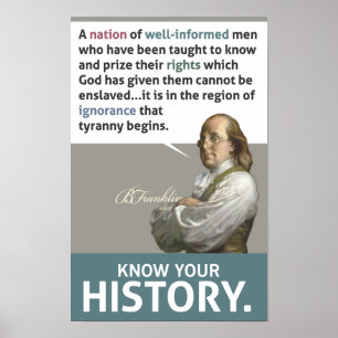 Känn till din historia! poster