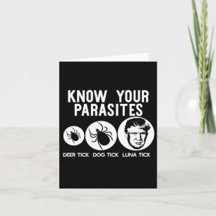 Känn till din Parasites Anti-trump Resistt Shirt F Kort