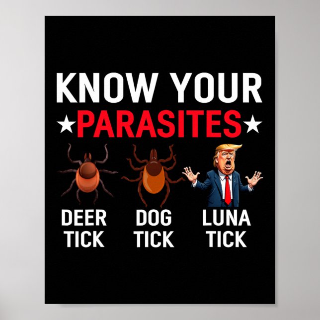 Känn till din parasites antitrump Meme Trump Parod Poster (Framsidan)