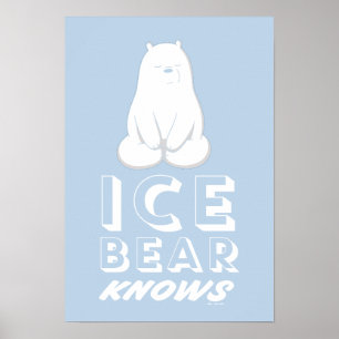 Känn till isbjörn poster