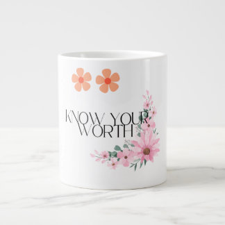 Känn till Mugg-designen för din värdiga motivation Jumbo Mugg