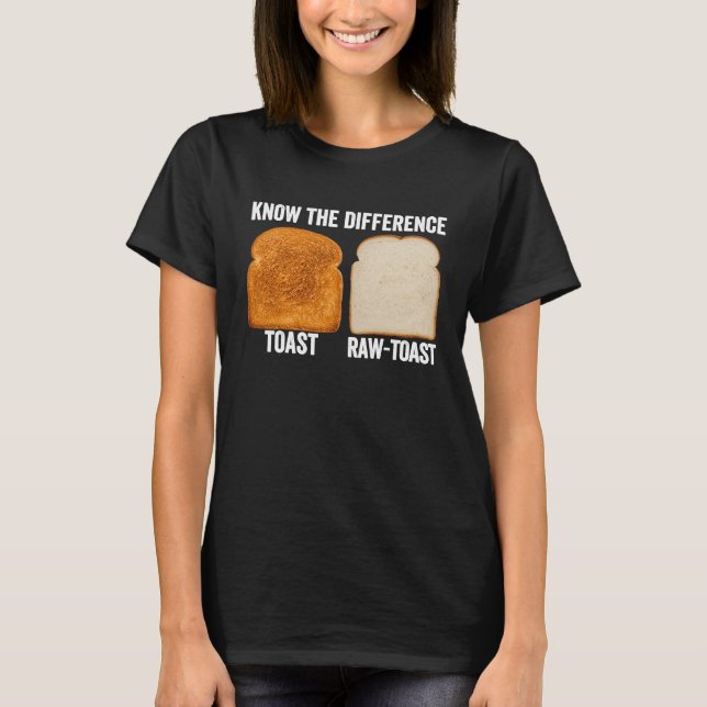 Känn till variationsrosta för rostat diagram t shirt (Framsida)