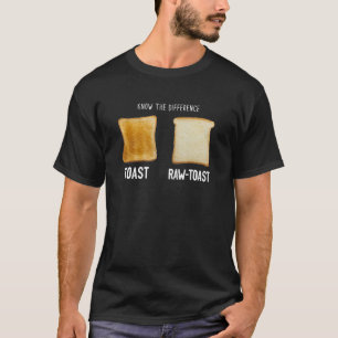 Känn till variationsrosta för rostat diagram t shirt