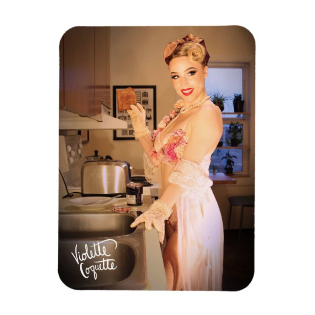 "Känn toasty" / toast Magnet (Vertikal)