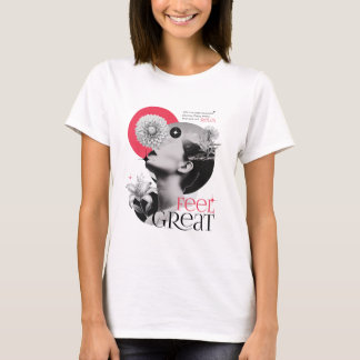 Känn Underbar kollage T Shirt