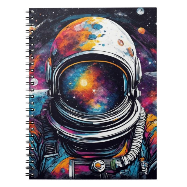 Känn universum inom dig - Cosmic Odyssey Anteckningsbok (Framsidan)