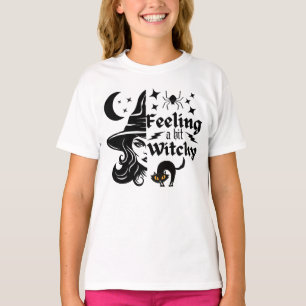 Känn Witchy roligt Halloween-häxa T Shirt