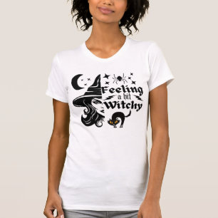 Känn Witchy roligt Halloween-häxa T Shirt