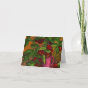 Kanna av plommoner Notecard Kort
