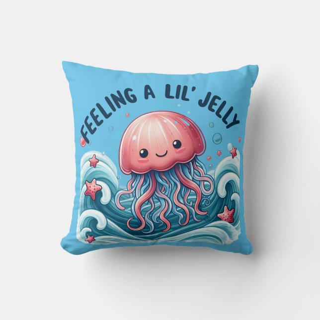 "Känna en Lil'Jelly" Kudde (Framsida)