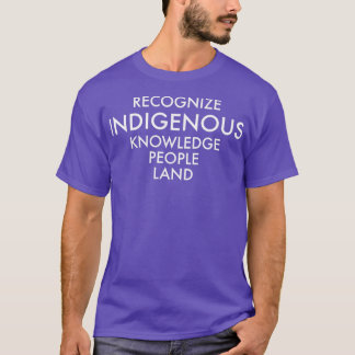 Känna igen inhemska kunskaper, folklandsindigen t shirt