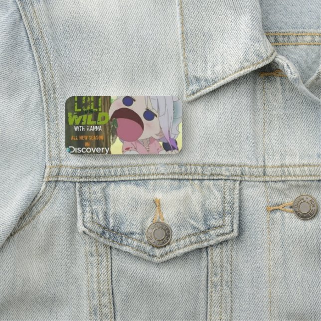 Kanna Kamui Loli vs vildhumor klämmer fast Anime Namnbricka (På plats)