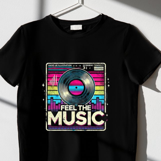 känna musiken t shirt (Skapare uppladdad)