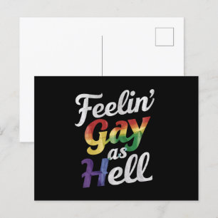 Känna sig som ett riktigt hbt-Pride Vykort