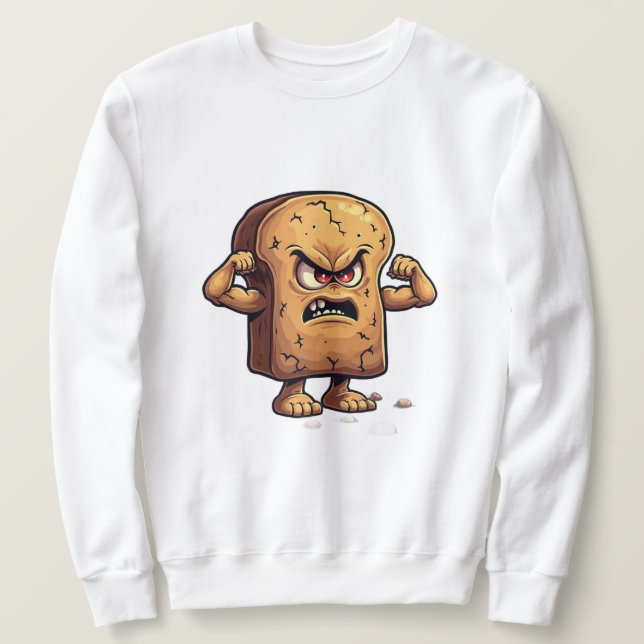 Kännande surdeg lång ärmad tröja (Design framsida)