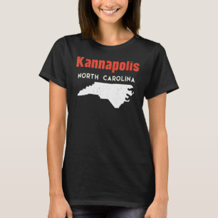 Kannapolis North Carolina Förenta staterna State A T Shirt