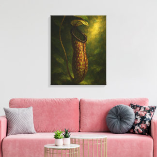 Kännarnäckeväxt: Giftig Elegans Impressionistisk K Canvastryck
