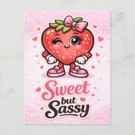 Känner dig fruktig - Söt men Sassy - Matfreaks Vykort