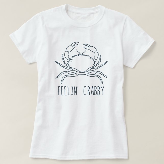 Känner du Crabby? T Shirt (Design framsida)