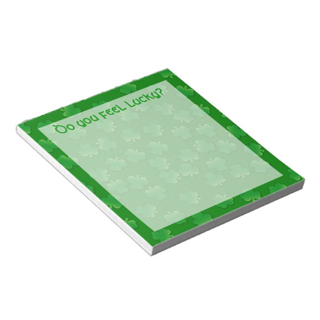 Känner du Lucky? Anteckningsblock (Vinklad)