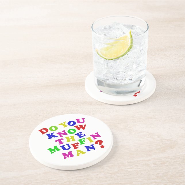 Känner du muffin Man? Underlägg Sandsten (Sidan)