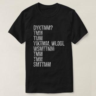 Känner du till muffin Man Cryptic Tee? T Shirt