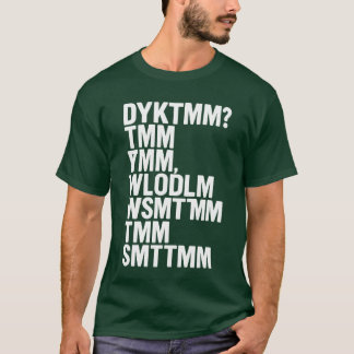 Känner du till muffin Man DYKTMM Funny nostalgic? T Shirt