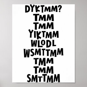 Känner Du Till Muffinmannen Dyktmm Nostalgi Roligt Poster