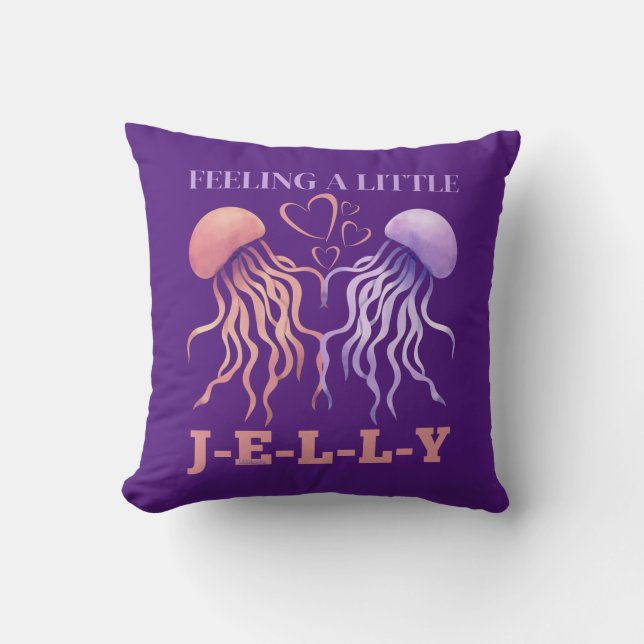 KÄNNER EN LITEN JELLY-Lustig valentingåva Kudde (Framsida)
