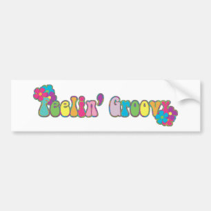 Känner mig groovy bildekal