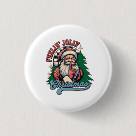 Känner mig jolly jul tomte knapp