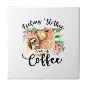 Känner mig lat behöver en kaffe kakelplatta