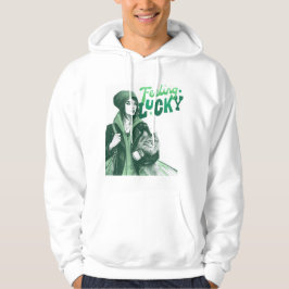 Känner mig lycklig hoodie