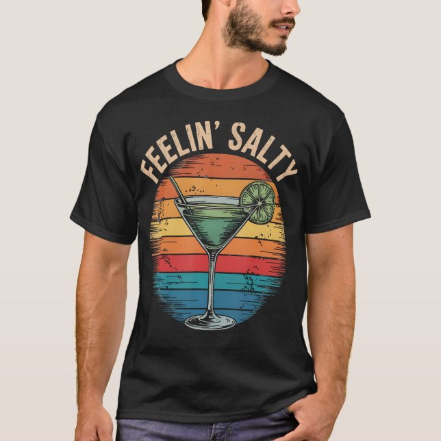 Känner mig Salt Margarita- Cinco De Mayo Roligt T Shirt (Framsida)