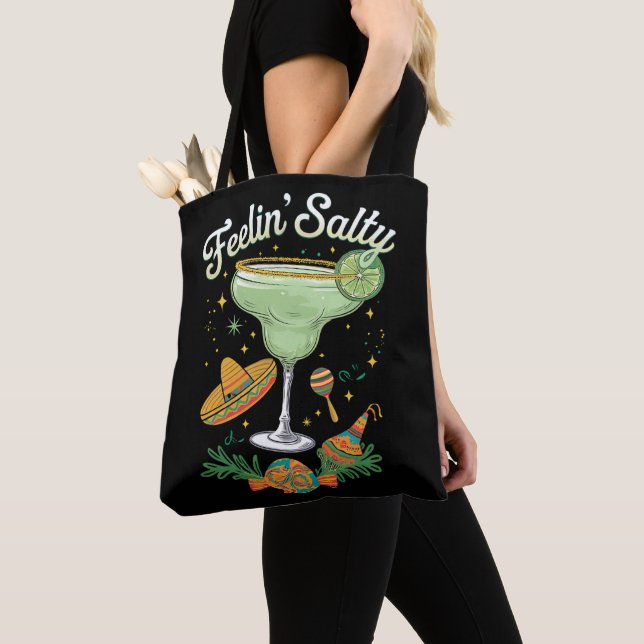 Känner mig Salt Margarita Rollig Cinco De Mayo Tygkasse (Närbild)