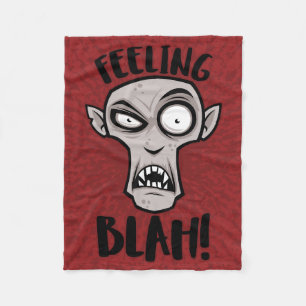 Känner mig ur gammal Nosferatu-vampyr Fleecefilt