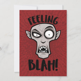 Känner mig urvattnad Nosferatu Vampire Julkort