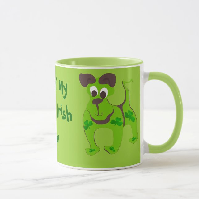 Känner min lekfulla irländska sida mugg (Höger)