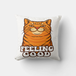 Känner sig bra Cool Cat Kudde