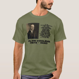 Kännetecken av den Unlearned gammala nya Coolidgen T Shirt