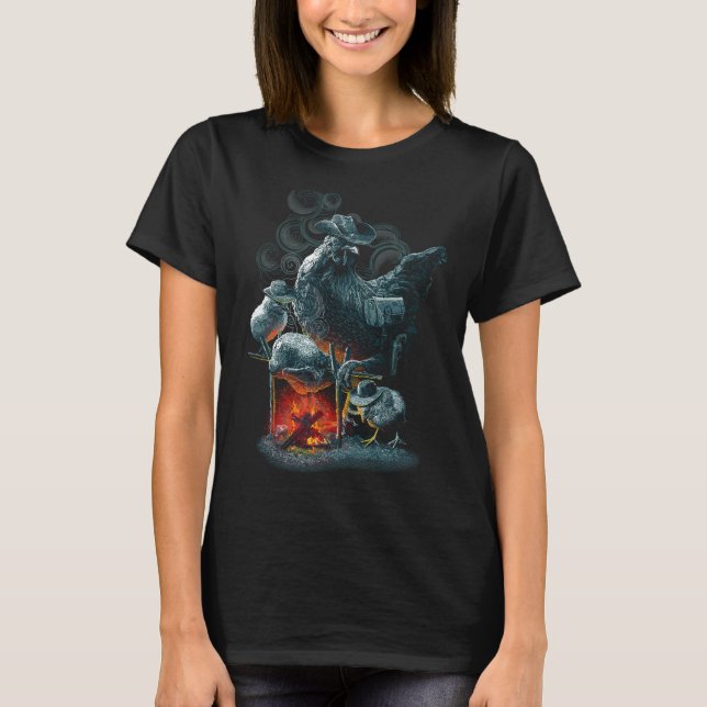 KANNIBAL Välj svart T Shirt (Framsida)