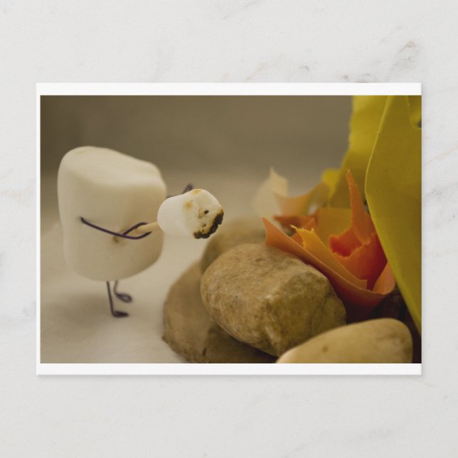 Kannibalism är en svensk-marmallow-tostling vykort (Framsida)