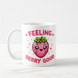 Känning av Berry Bra Funny Strawberry Kaffemugg