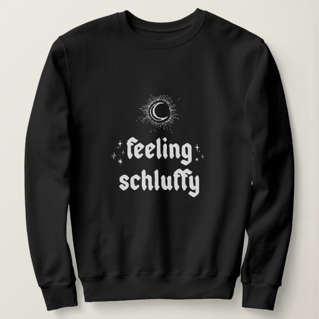 Känning av Schluffy Yiddisk T Shirt (Design framsida)