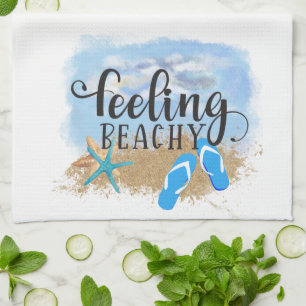 Känning Beachy Kökshandduk